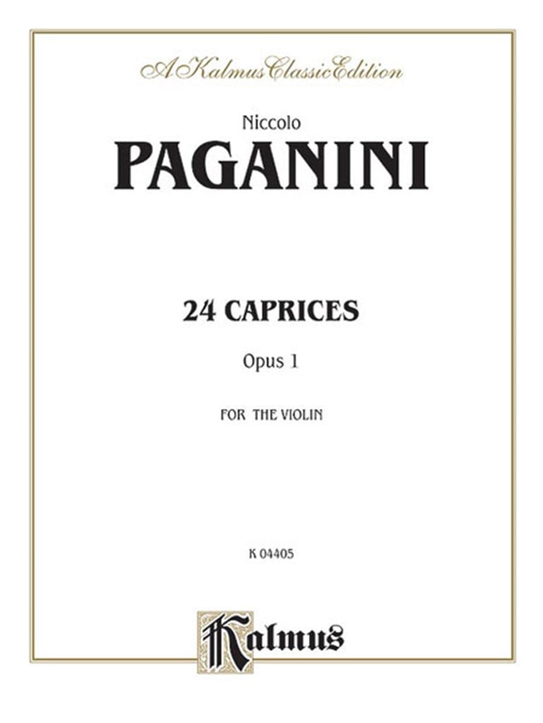 Twenty-four Caprices, Op. 1